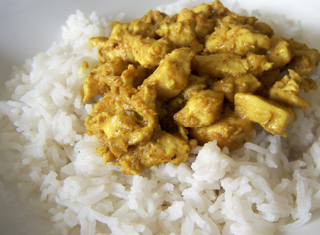 POulet au curry - restaurant chinois
